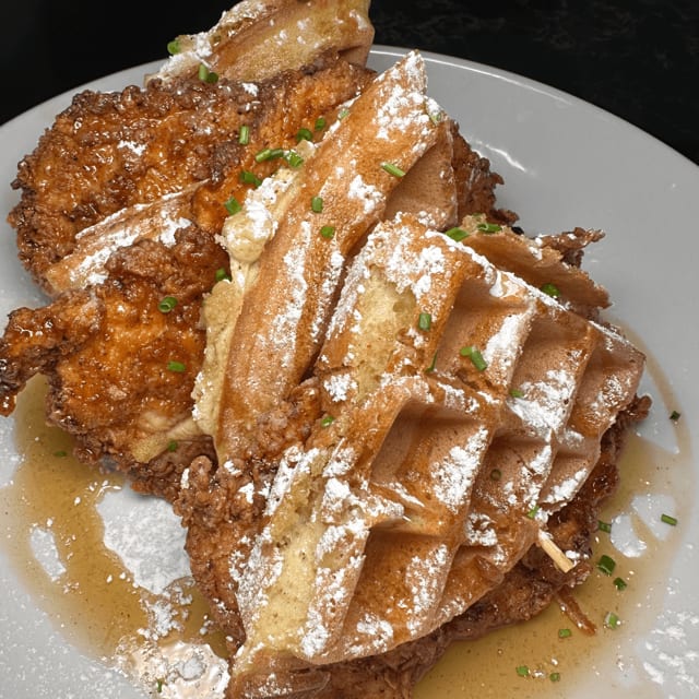 Dirty Chicken & Waffles.