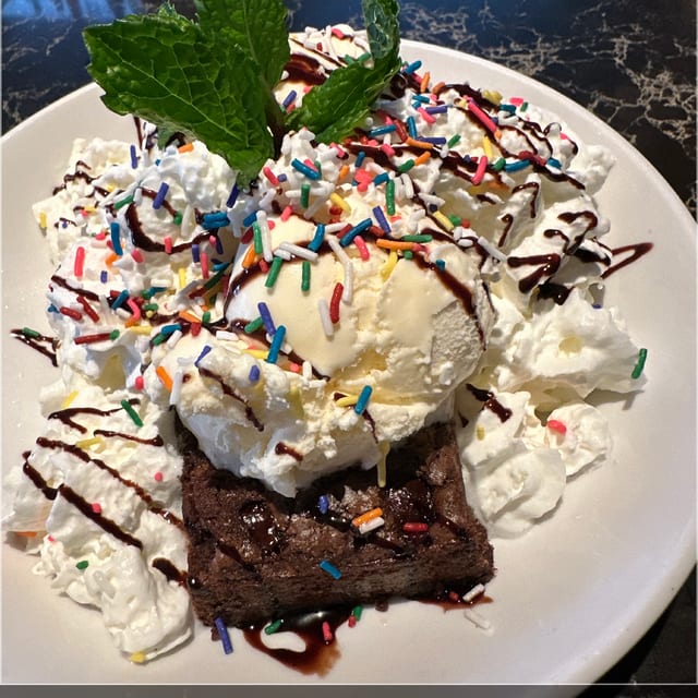 Brownie Sundae.