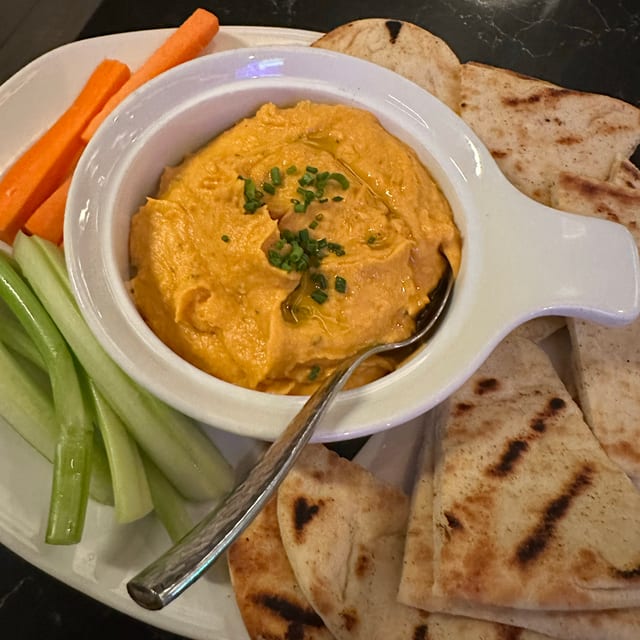 Sweet Potato Hummus.