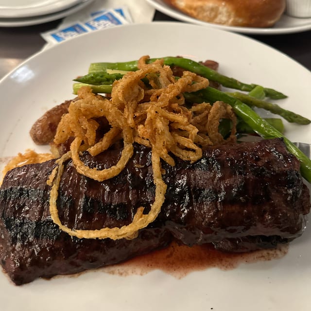 Marinated Skirt Steak.